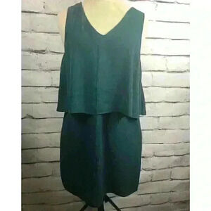 The Impeccable Pig Womens Size M Teal Green Knee Length Dress Style #DR6191